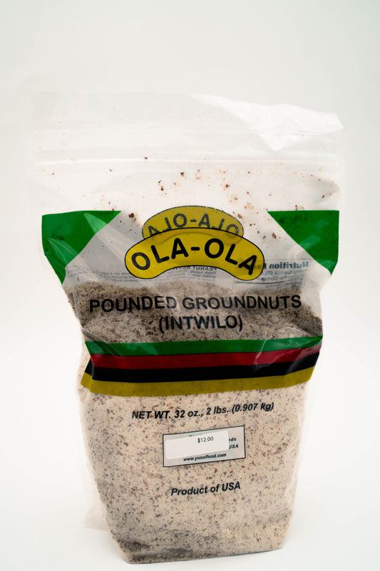 Ola ola Pounded Groundnuts